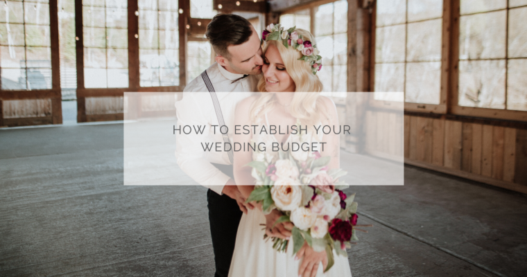 How to establish your wedding budget