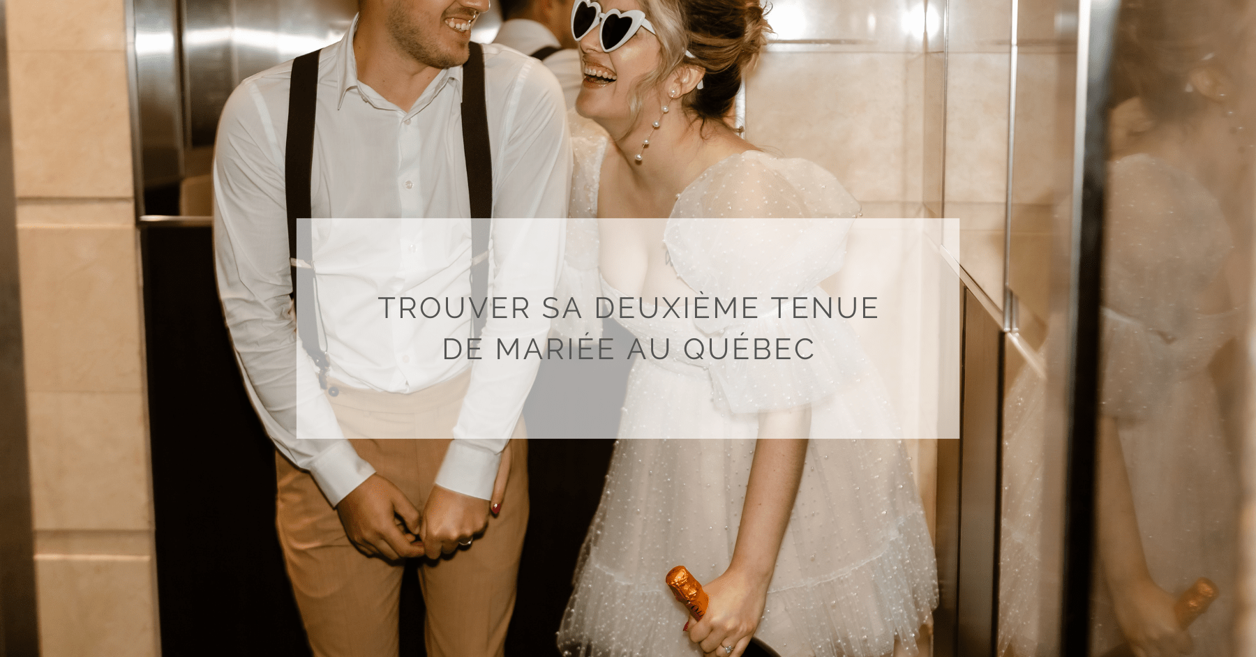 Trouver sa deuxième tenue de mariée au Québec