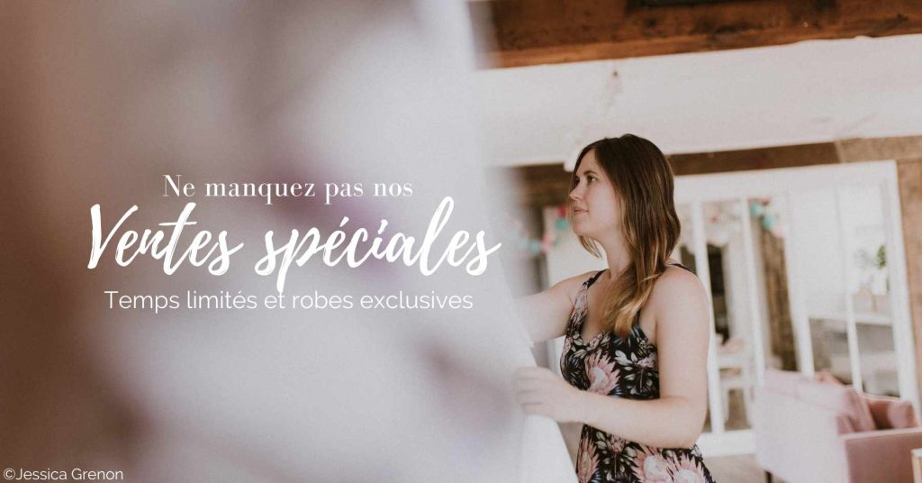 Ventes spéciale robes de mariée Quebec