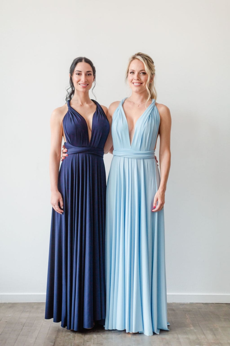Infinity Wrap Convertible Dress Ways To Wear Convertible Bridesmaid Dress  Long Infinity Bridesmaid Dress Multiway Wrap