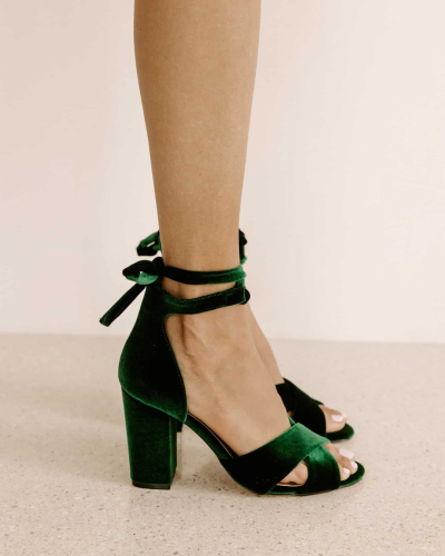 Souliers mariage Quebec Emerald Passion